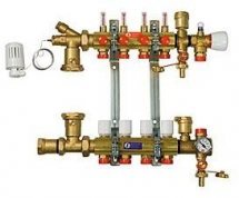 Модуль коллекторный R557F латунь Giacomini