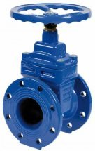 Задвижка клиновая Tecofi VOC4251C Ду125 Ру25 аналог МЗВ фланцевая, корпус - чугун, уплотнение - EPDM, обрезиненный клин Тмакс=110°С, со штурвалом