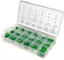 Набор колец резиновых уплотнительных O-Ring NBR70 Дюйм. (GREEN) 270шт