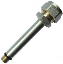 Соединитель МП для трубы и смесителя латунь никель Faro STC