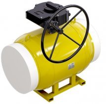 Кран шаровый ALSO КШ.П.GAS приварной мех. редуктор