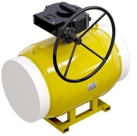 Кран шаровый ALSO КШ.П.GAS приварной мех. редуктор Ду350 Ру16