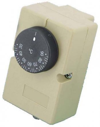 Термостат накладной VDE 220 В, 30-90°С, Emmeti 02012040