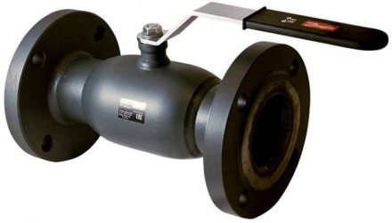 Кран шаровой сталь JIP Standard FF фланц Danfoss