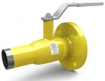Кран шаровый сталь LD газ КШ.Ц.К комбинированный н/п