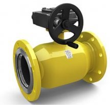 Кран шаровой газ LD КШ.Ц.Х.Р с механическим редуктором ProGear