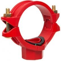 Отвод резьбовой 3J 80х25 20,7 бар, цвет красный, FM/UL