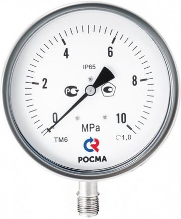 Манометр коррозионностойкий виброустойчивый РОСМА ТМ-621