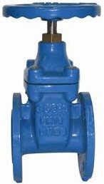 Задвижка чугун VOC4241R аналог МЗВГ обрезиненный клин Тмакс=110 oC фл Tecofi