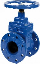 Задвижка клиновая Tecofi VOC4251C Ду50 Ру25 аналог МЗВ фланцевая, корпус - чугун, уплотнение - EPDM, обрезиненный клин Тмакс=110°С, со штурвалом