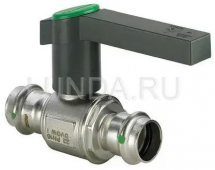 Шаровой кран Easytop Inox с SC_Contur, нержавеющая сталь, модель 2370, Viega Ду 28 Ру 16 554750