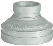 Переходник грувлочный концентрич. мод.240G 34,5 бар, оцинкованный, FM/UL