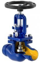 Клапан запорный ZETKAMA 217G Ру160 Тмах=550