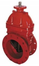 Задвижка чугунная красная ABRA A40-10-BS040 Ду40 Ру10 30ч939р с голым штоком