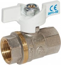 Кран шаровой латунный Faro 1204 ВР/ВР бабочка STC