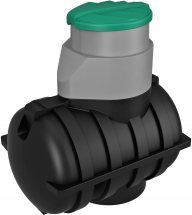 Емкость подземная U 1250 oil черный