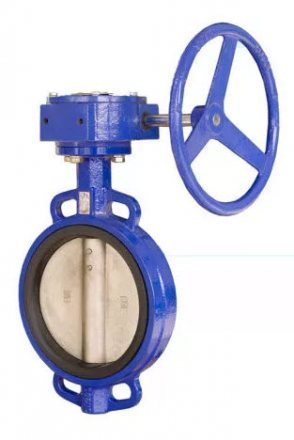 ДИСКОВЫЙ ЗАТВОР С РЕДУКТОРОМ FAF3500 Ду100 WAFER-EPDM-SS304