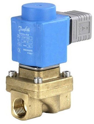 Клапан эл/магн латунь EV220W ВР/ВР Danfoss