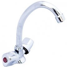 Смеситель для мойки двуручный Cascata2 к/затвор Serra