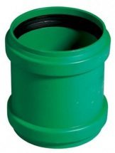 Муфта двухраструбная зелёная PP-MD KG2000 KG2000MM Ostendorf