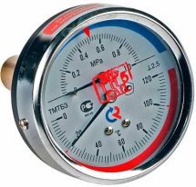 Термоманометр осевой ТМТБр 120C Росма
