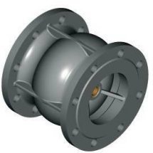 Клапан обратный чугун CA3241 Ру16 фл Tecofi