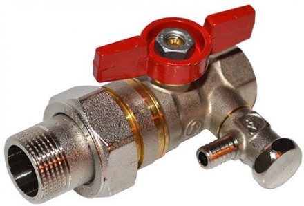 Кран шаровой латунь R919S ВР/&quot;американка&quot; полный проход бабочка Giacomini