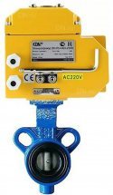 Затвор дисковый поворотный DN.ru AL-316L-EPDM Ду25 Ру16 с электроприводом DN.ru-003 24В