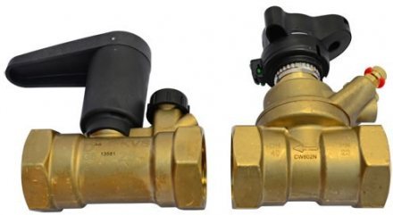 Комплект клапанов балансировочных MSV-BD/MSV-S Ру20 ручной ВР/ВР Danfoss