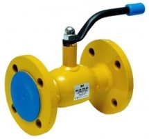 Кран шаровой сталь газ DZT фланц BROEN