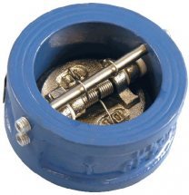 Клапан обратный чугун CB3448 Ру16 межфл Tecofi