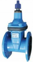 Задвижка клиновая Tecofi VOC4241C-051 Ду350 Ру10/16 фланцевая, корпус - чугун, уплотнение - EPDM, обрезиненный клин, Тмакс=80°С, c квадратом под ключ