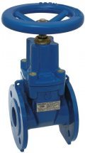 Задвижка обрезин. клин TECOFI э/пр. AUMA 3Ph-400V невыдвиж. шток упл. EPDM Ру16