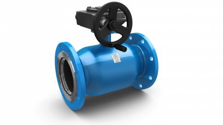 Кран LD Energy Ру16 редуц. фланц. с редуктором