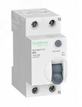 Автомат. выключатель дифференц. (ВДТ) Systeme Electric City9 100мА 2р 230В AС 6кА