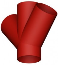 Крестовина 45° SML Duker
