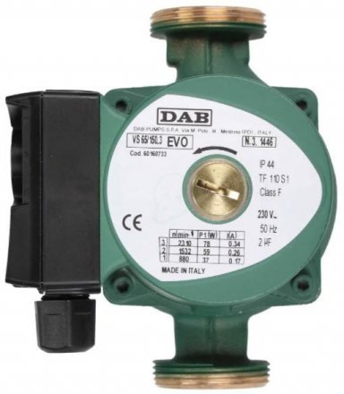 Насос циркуляционный с мокрым ротором VS 8/150 M PN10 1х230В/50Гц DAB 60112968