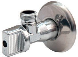 Кран шаровый латунный бытовой никелированный R613 НР Giacomini