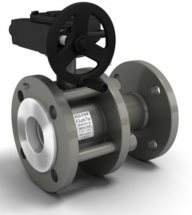 Кран шаровый LD 11С67П сталь КШ.Р.Ф.Р Ду50-150 Ру16 фл п/п с редуктором