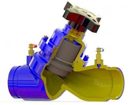 Клапан ZETKAMA 447 Dn 150 Pn16 муфтовый с пазом