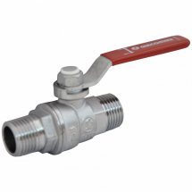 Кран шаровой латунный R253DL НР/НР рычаг Giacomini