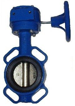 Затвор ABRA-BUV-VF826D150H Ду150 Ру16 с рукояткой