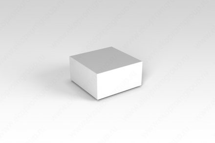 Декоративная фигура &quot;Flox&quot; Полукуб белый