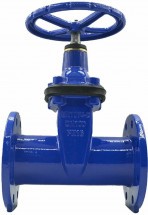 Задвижка клиновая Tecofi VOC4240C Ду40 Ру16 фланцевая, корпус - чугун, уплотнение - EPDM, обрезиненный клин, Тмакс=110°С, со штурвалом