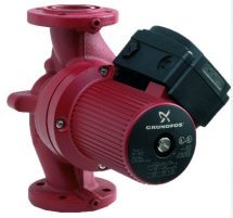Насос циркуляционный с мокрым ротором UPS 25-60 PN10 1х230В/50 Гц в/к с гайками Grundfos 96281477