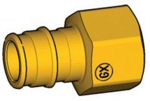 Муфта для PE-X GX109 латунь ВР Giacomini