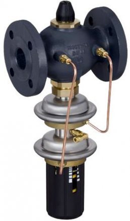 Регулятор перепада давления и расхода AVPQ-4 подача Ру25 фл Danfoss