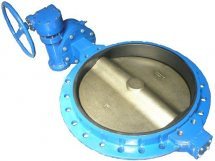 Затвор дисковый межфланцевый ABRA-BUV-VF PN10/16 DN700-1200 с редуктором. Серия 826 / 863 /  866