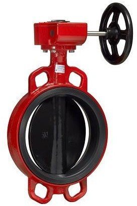 Затвор дисковый поворотный Гранвэл ЗПНС-FLN(w)-3-Nitrile NBR