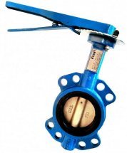 Затвор дисковый поворотный Kvant Ду40 Ру16 межфланцевый EPDM чугунный с нержавеющим диском